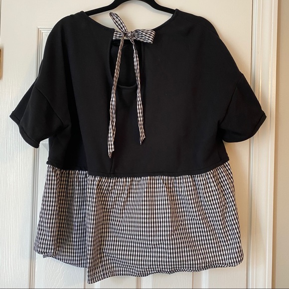 DR2 Short Sleeve Tie Top - Picture 3 of 4